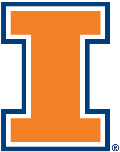 Illinois Fighting Illini 1989-2013 Alternate Logo v3 diy DTF decal sticker...